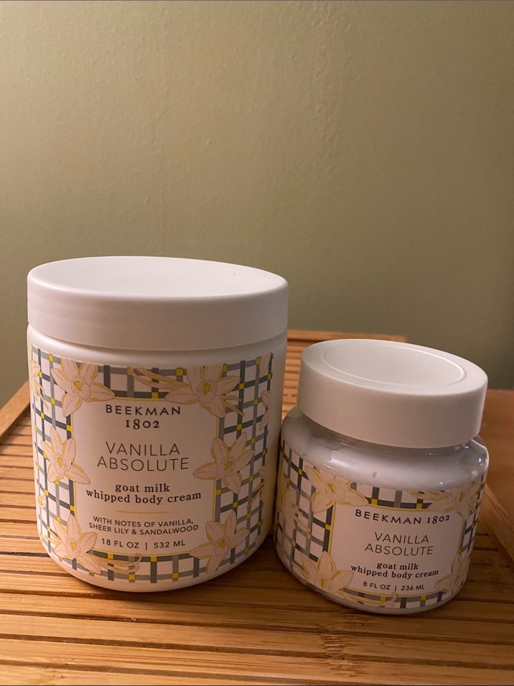 Beekman 1802 Vanilla Absolute Whipped Body Cream - White & Yellow Accents